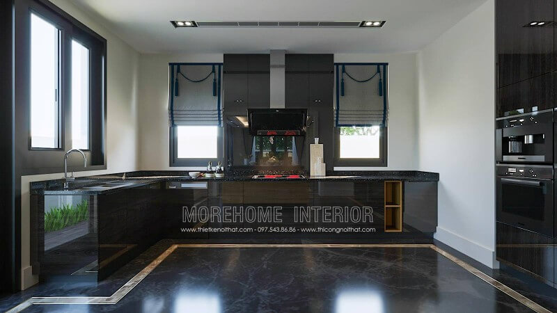 Tủ bếp gỗ đẹp, hiện đại và cao cấp