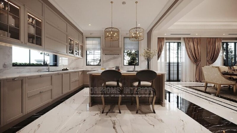 Tủ bếp gỗ đẹp, hiện đại và cao cấp