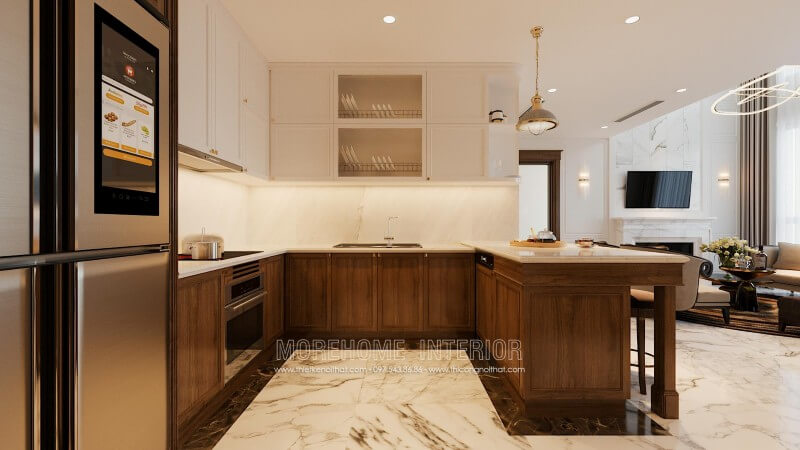 Mẫu tủ bếp đẹp, sang trọng và hiện đại