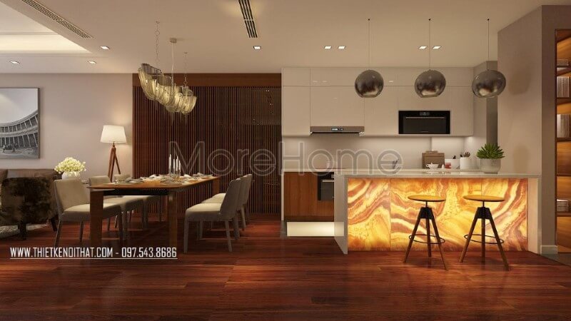 Thiết kế nội thất phòng bếp hiện đại