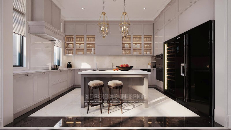 Thiết kế nội thất phòng bếp hiện đại