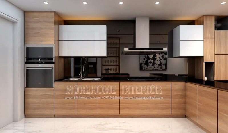 Thiết kế nội thất phòng bếp hiện đại