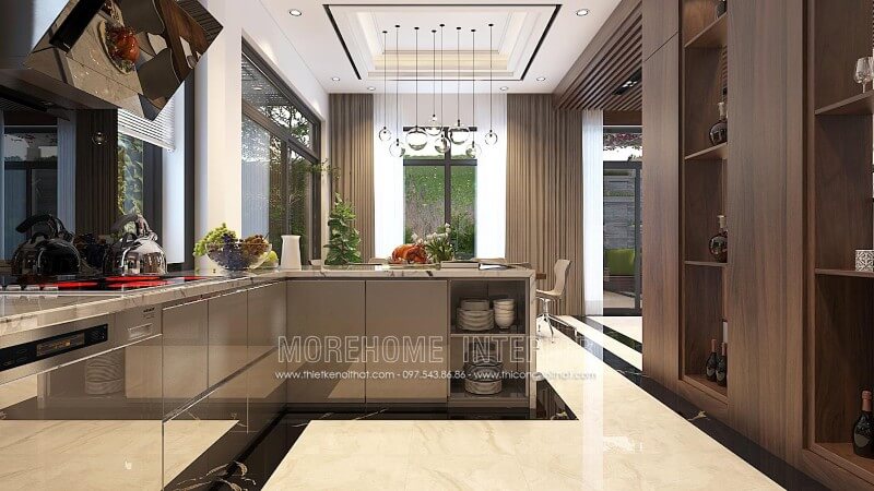 Thiết kế nội thất phòng bếp hiện đại