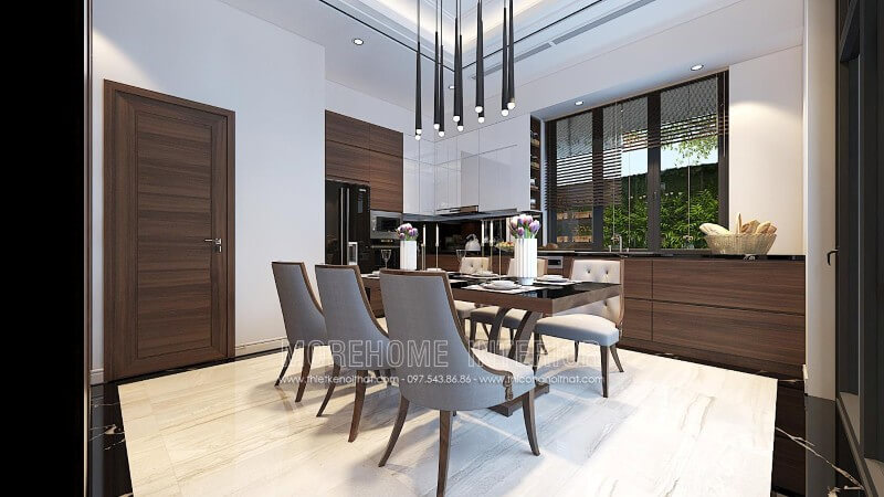 Thiết kế nội thất phòng bếp hiện đại