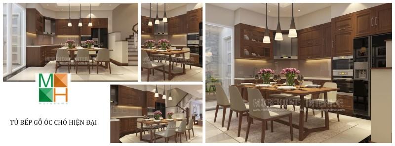 Thiết kế nội thất phòng bếp hiện đại