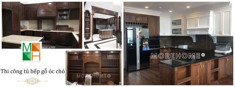 Các công trình thi công tủ bếp tại MoreHome