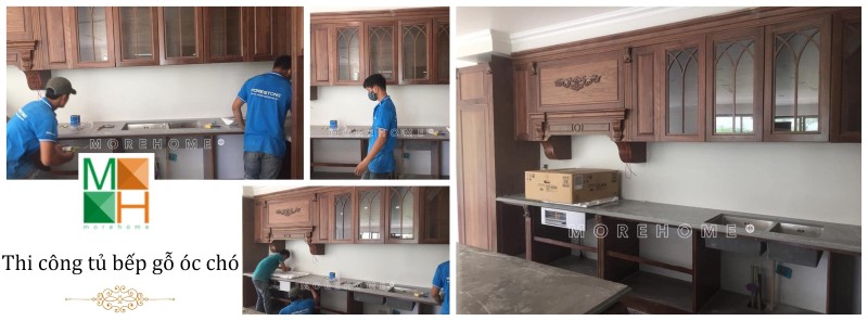 Các công trình thi công tủ bếp tại MoreHome