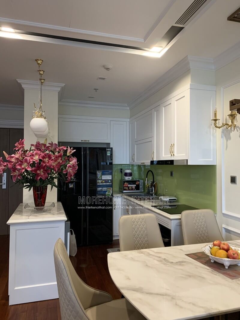 Các công trình thi công tủ bếp tại MoreHome