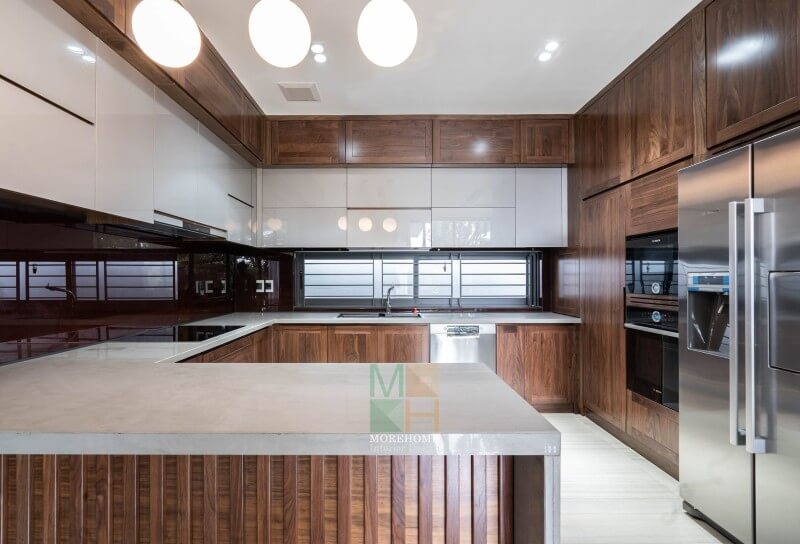 Các công trình thi công tủ bếp tại MoreHome