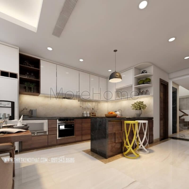 Thiết kế và trang trí tủ bếp hiện đại