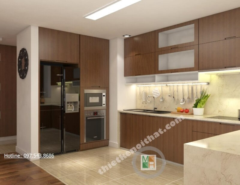 Thiết kế và trang trí tủ bếp hiện đại