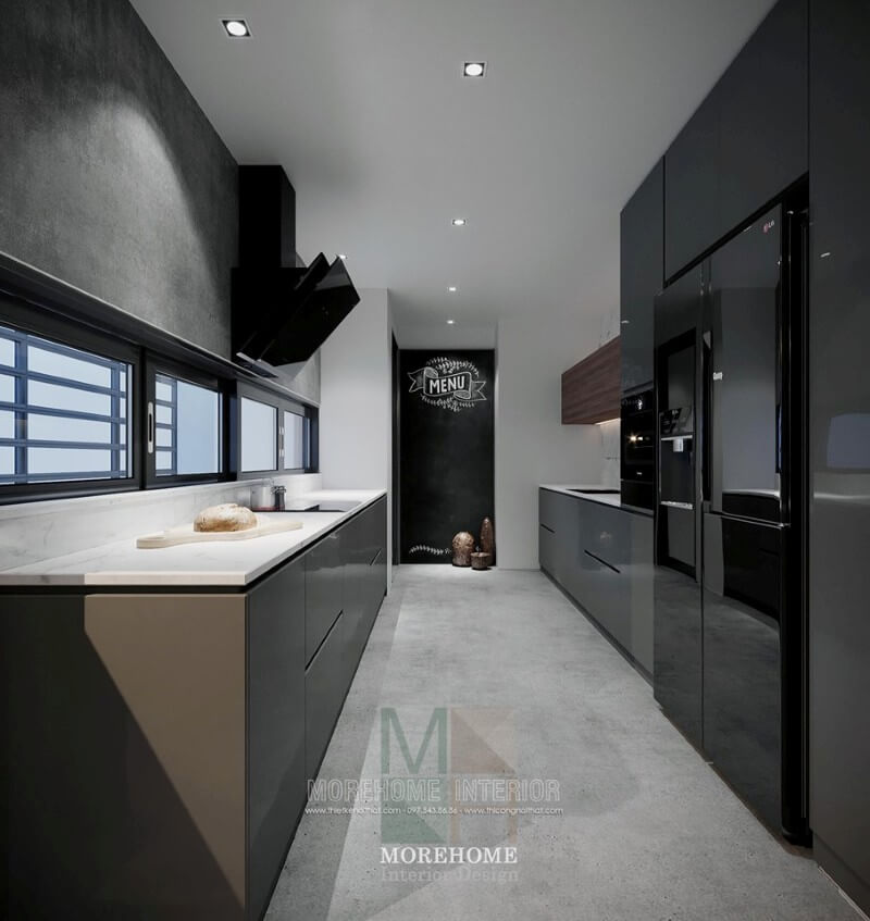 Thiết kế tủ bếp hiện đại đẹp tại hải phòng