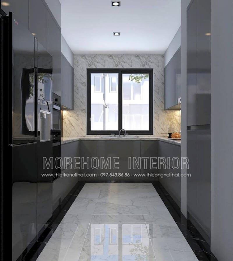 Thiết kế tủ bếp hiện đại đẹp tại hải phòng