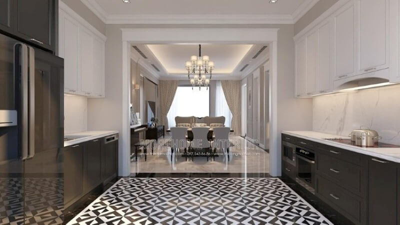 Mẫu tủ bếp hiện đại đẹp và tiện nghi cho không gian phòng bếp