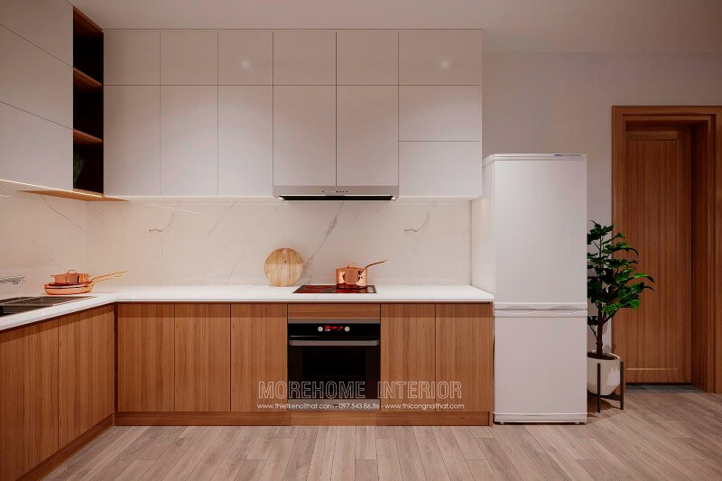 Mẫu tủ bếp hiện đại đẹp và tiện nghi cho không gian phòng bếp