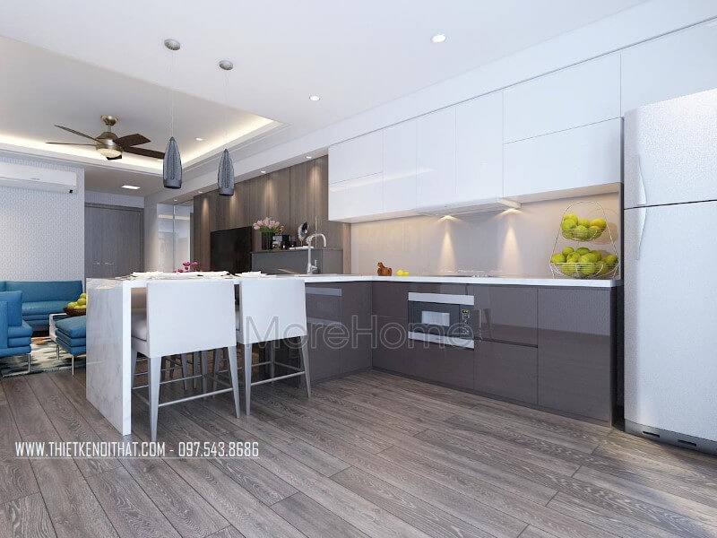 Gọi tên mẫu tủ bếp gỗ hiện đại đẹp nhất