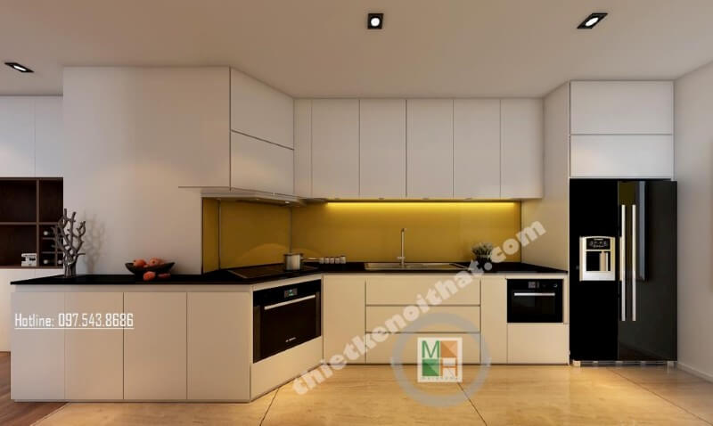 Gọi tên mẫu tủ bếp gỗ hiện đại đẹp nhất