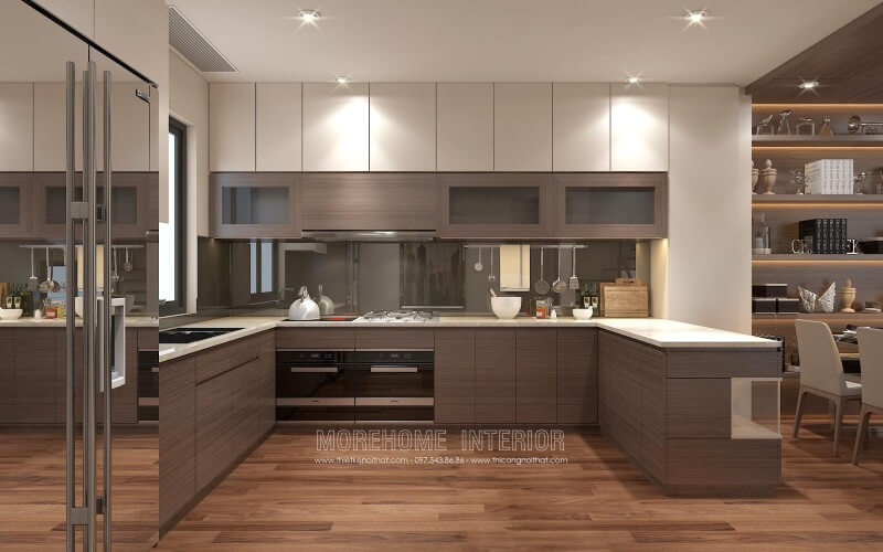 Tủ bếp hiện đại đẹp tại hà nội