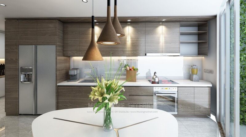 Tủ bếp hiện đại đẹp tại hà nội