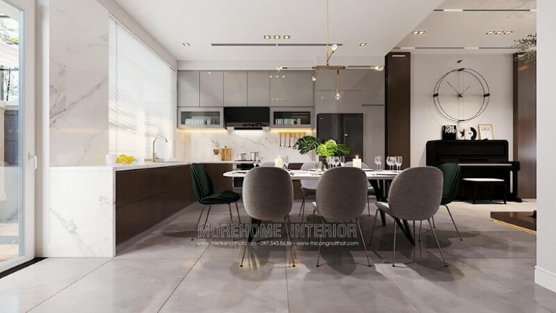 Mẫu tủ bếp gỗ đẹp cao cấp