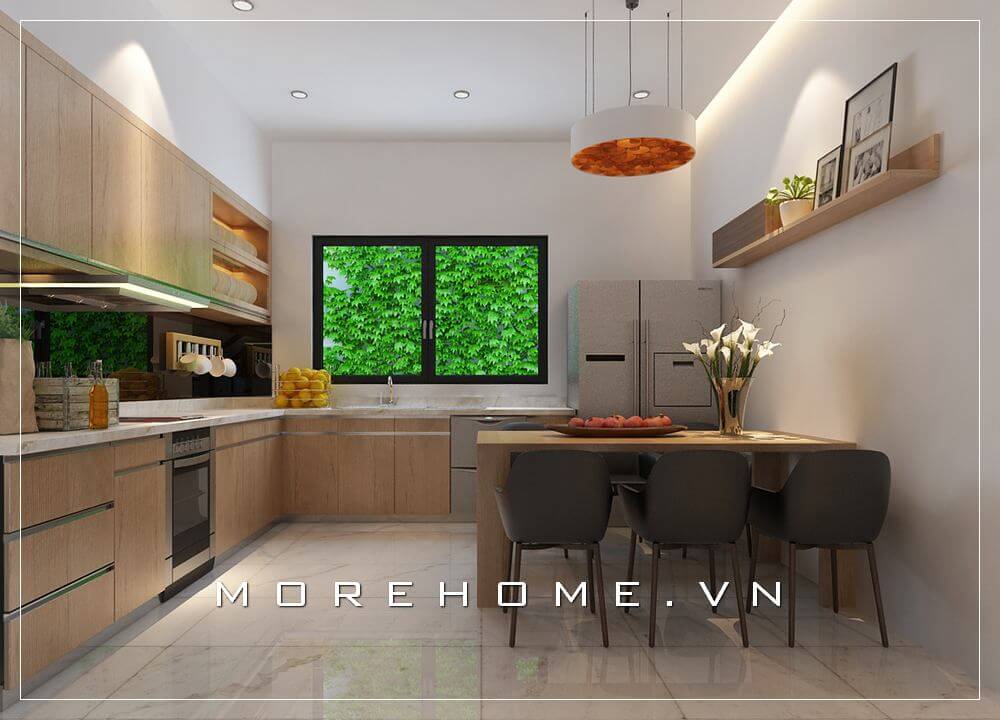 Mẫu tủ bếp đẹp, sang trọng