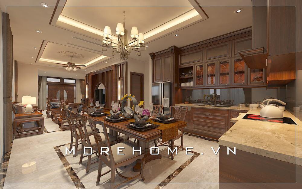 Mẫu tủ bếp hiện đại