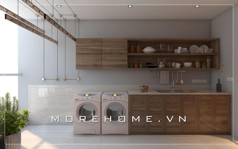 Mẫu tủ bếp hiện đại