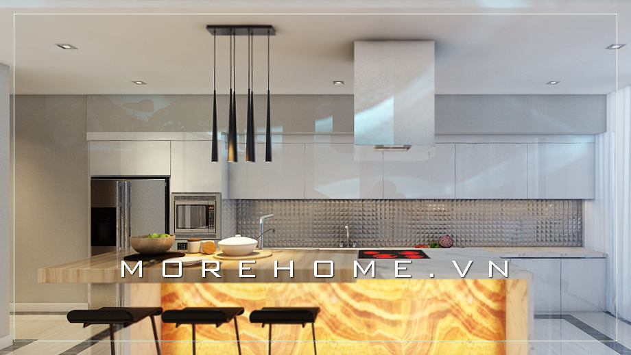 Tủ bếp hiện đại đẹp và tiện nghi