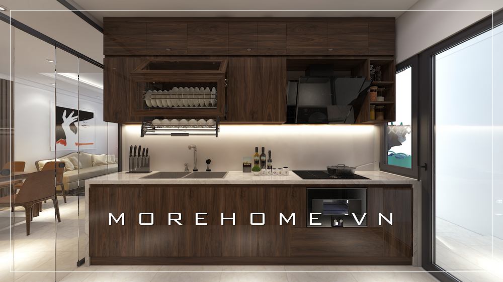 Tủ bếp hiện đại đẹp và tiện nghi