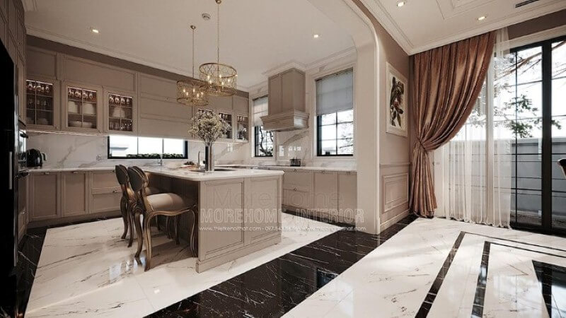 Mẫu tủ bếp đẹp cho không gian phòng bếp