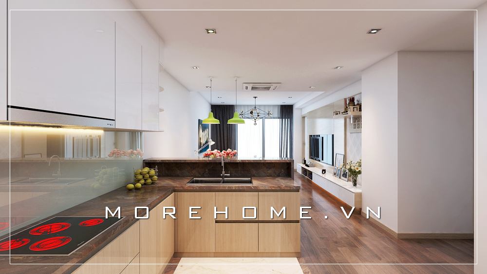 Mẫu tủ bếp đẹp cho không gian phòng bếp