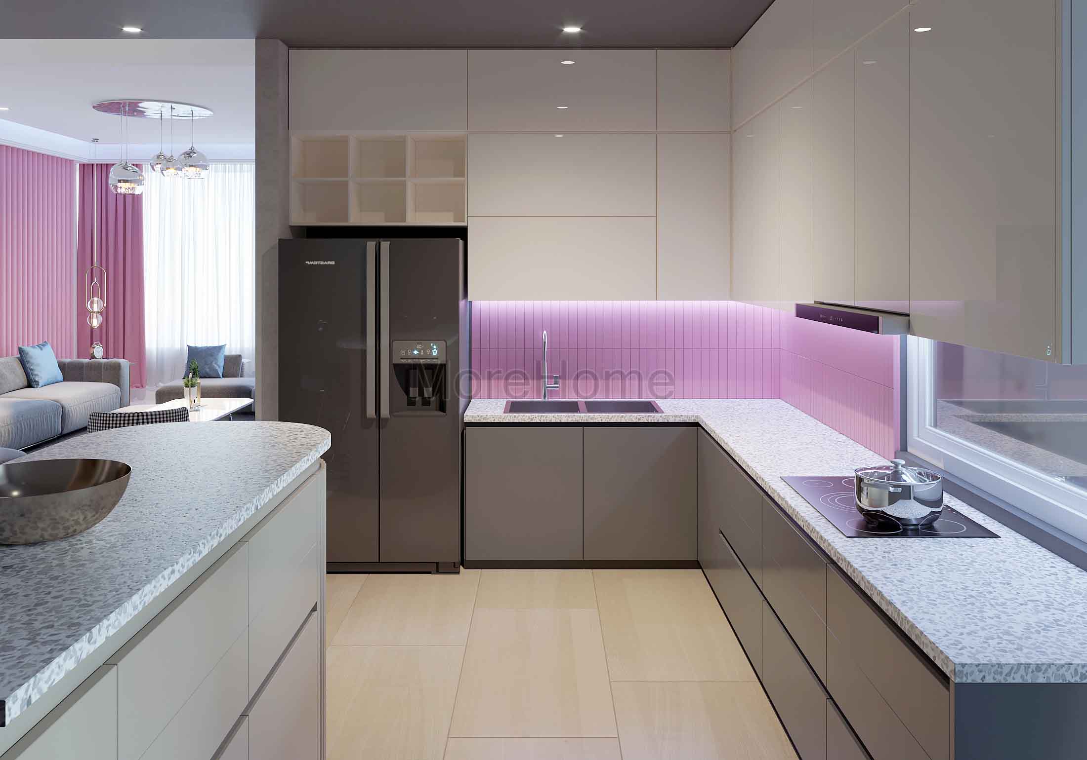 Mẫu tủ bếp đẹp, tủ bếp gỗ cho không gian phòng bếp