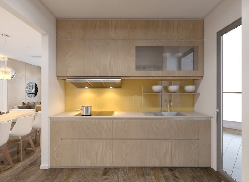 Mẫu tủ bếp hiện đại