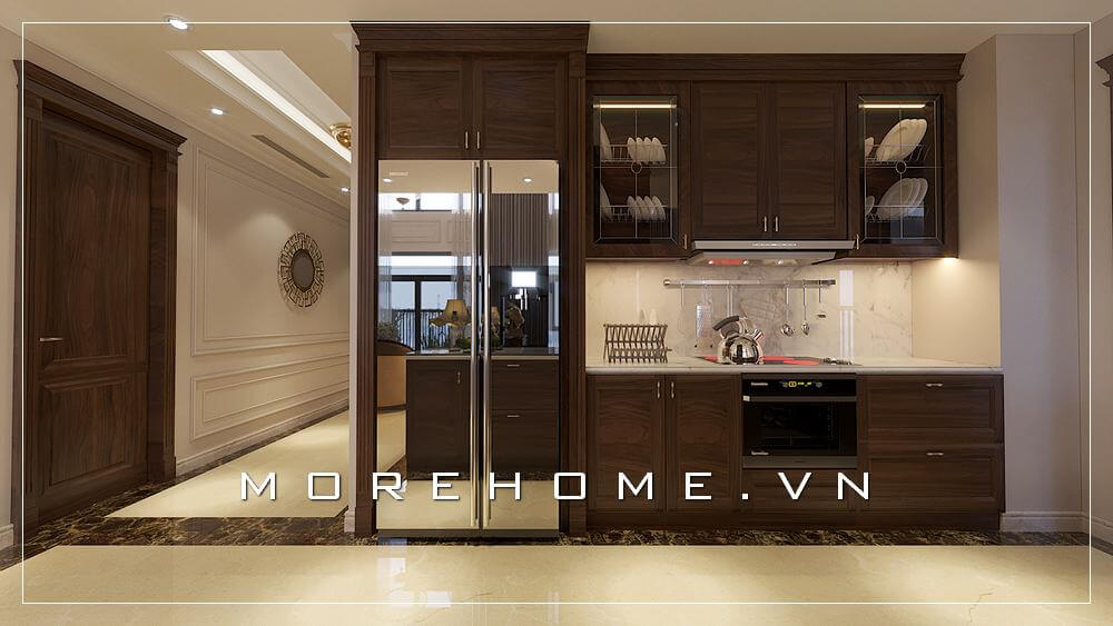 tủ bếp biệt thự