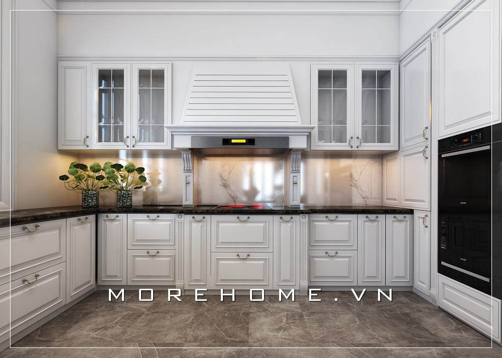 tủ bếp biệt thự