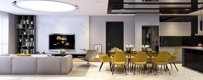 Mẫu nội thất chung cư hiện đại