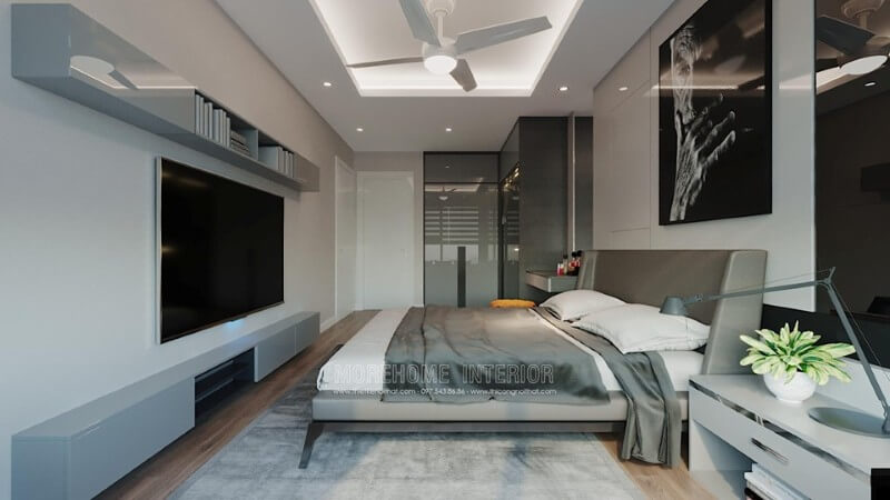 Thiết kế nội thất phòng ngủ bố mẹ phong cách hiện đại Mẫu nội thất chung cư