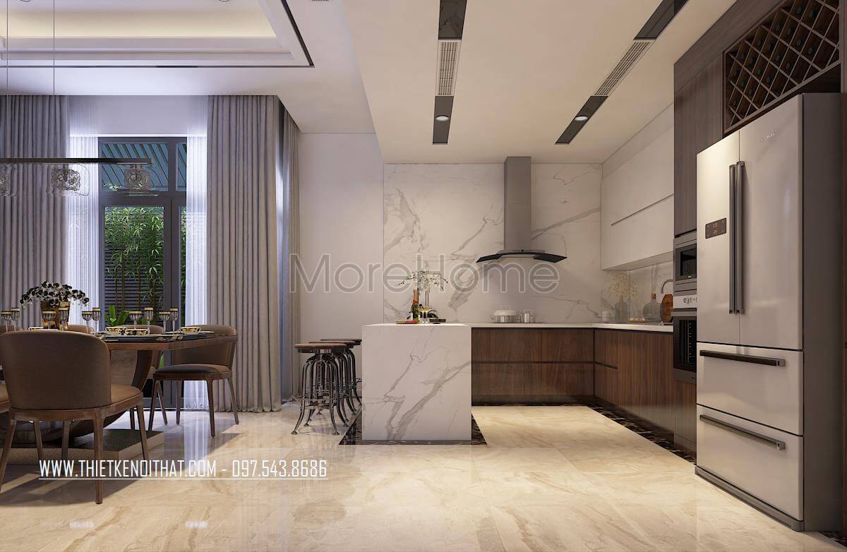 Tủ bếp đẹp hiện đại cho phòng bếp