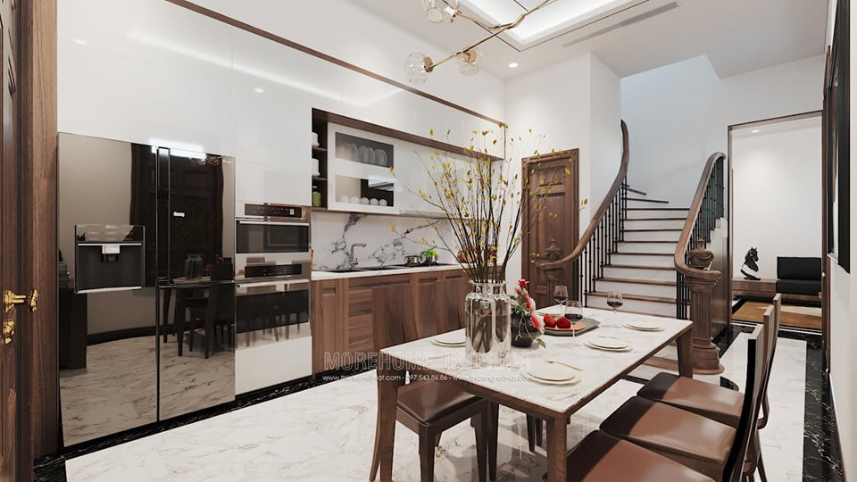 Mẫu tủ bếp đẹp hiện đại