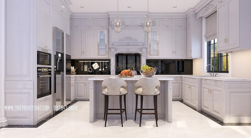 Thiết kế tủ bếp ấn tượng và hiện đại