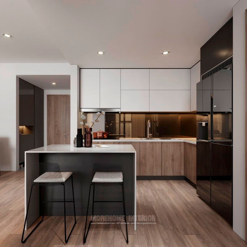 Thiết kế tủ bếp ấn tượng và hiện đại