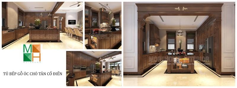 Thiết kế tủ bếp trẻ trung, cao cấp cho căn bếp