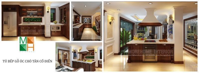 Thiết kế tủ bếp trẻ trung, cao cấp cho căn bếp