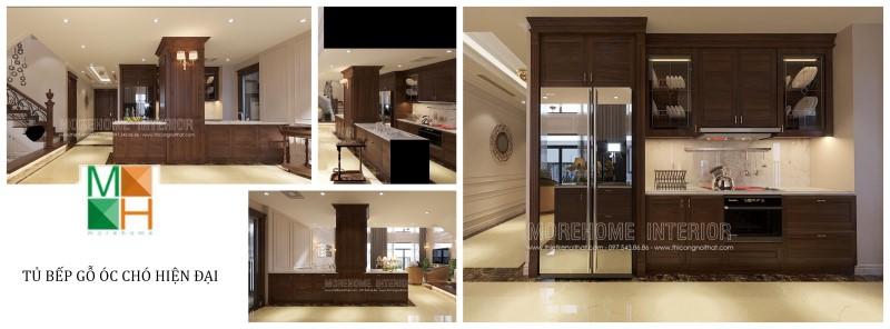 Thiết kế tủ bếp trẻ trung, cao cấp cho căn bếp