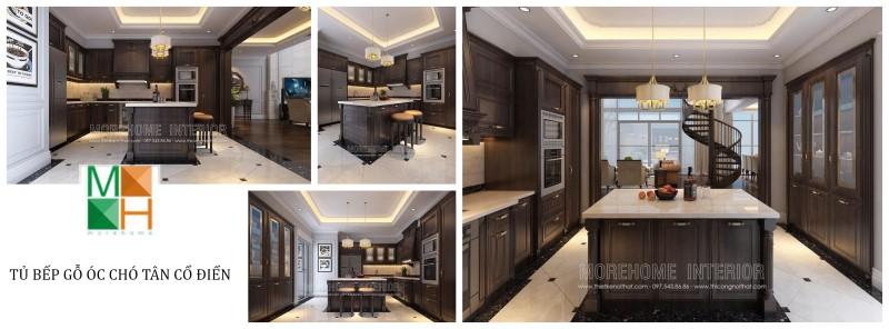 Thiết kế tủ bếp trẻ trung, cao cấp cho căn bếp