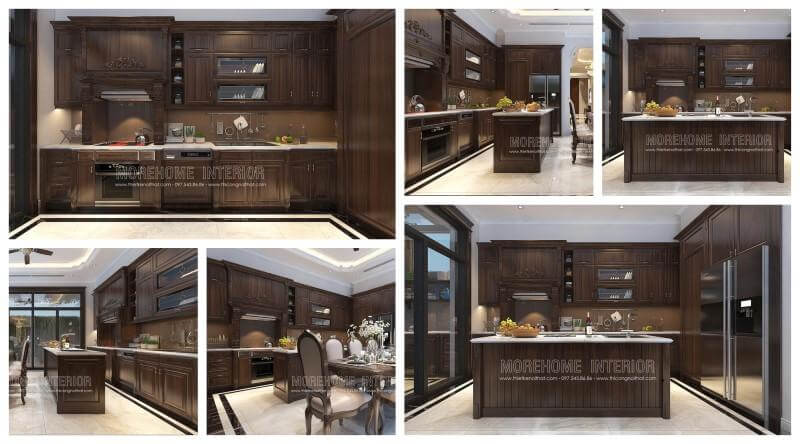 Thiết kế tủ bếp trẻ trung, cao cấp cho căn bếp