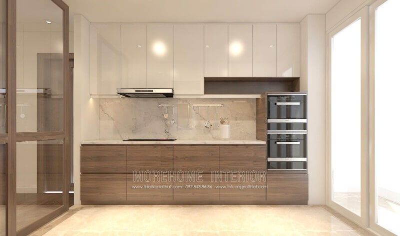 Thiết kế phòng bếp đẹp với mẫu tủ bếp được ưa chuộng nhất hiện nay